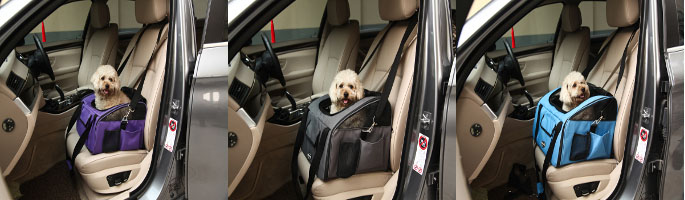 Pet Car Booster or Carrier Bag, for pets safety in the car